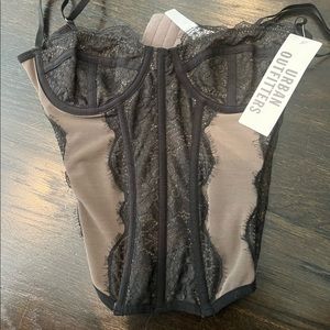 Brand New black Urban outfitters corset tops WITH TAGS.